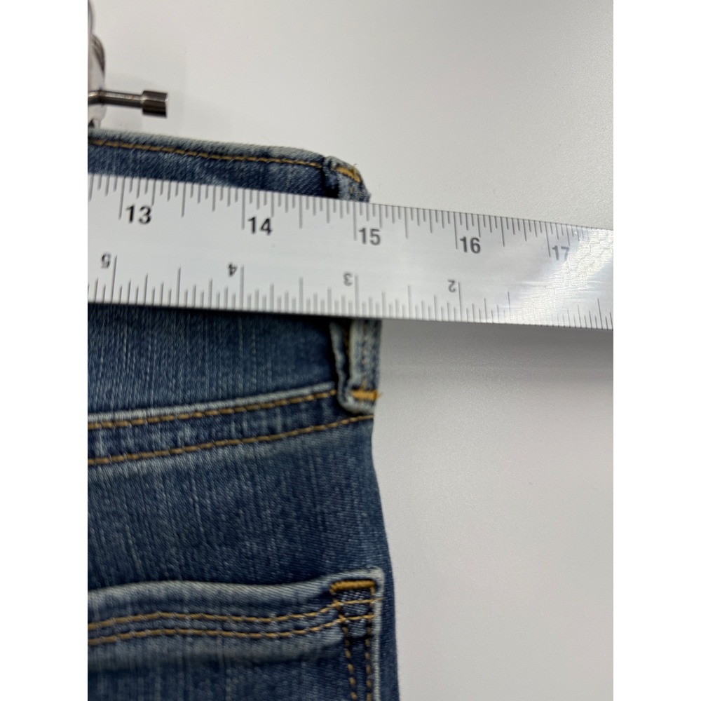Athleta Sculptek High Rise Slimming Skinny‎ Jeans Medium Wash Size 8 - Picture 7 of 9